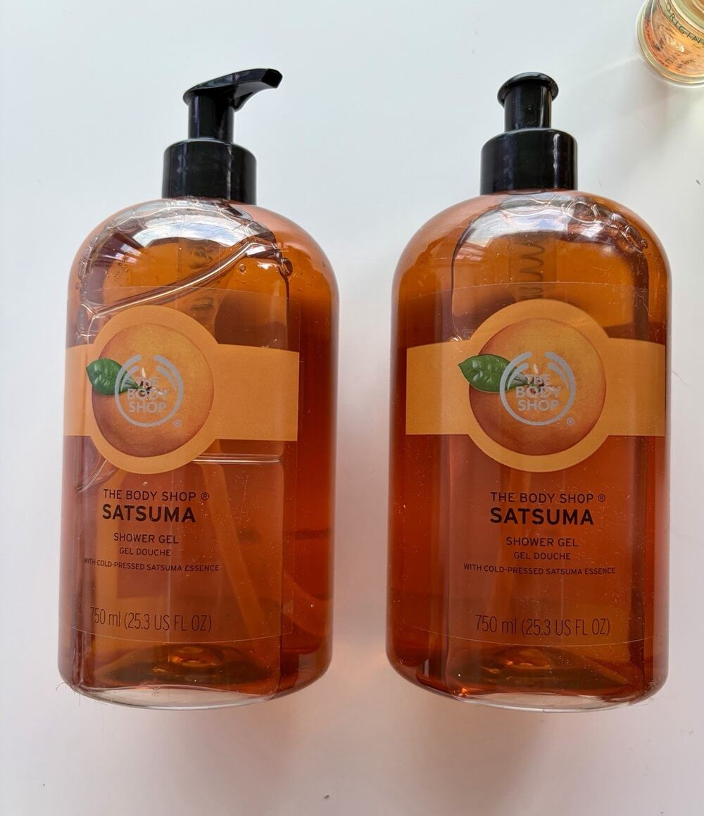 Lot Of Two New Satsuma Body Shop Shower Gel 25.3 Ounces